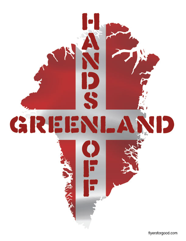 Hands Off Greenland flyer