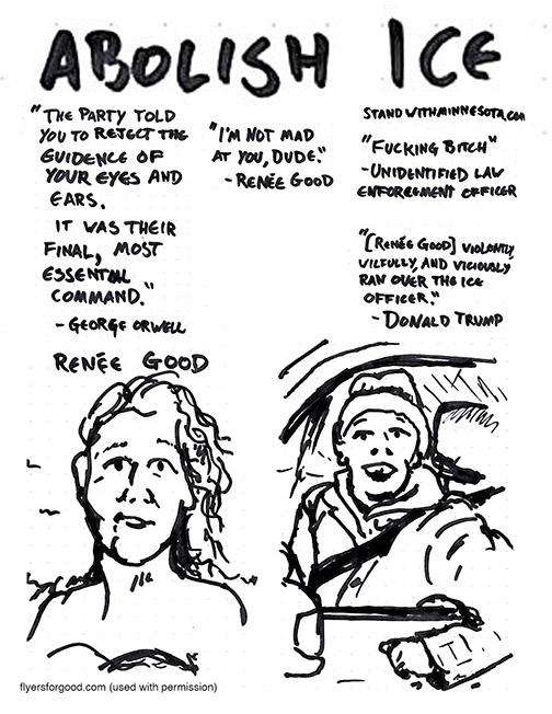 Renee Good Orwell flyer