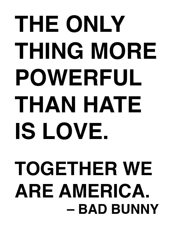 Together We Are America flyer
